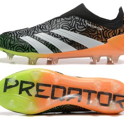 Adidas Predator Accuracy FG Black Orange Mens Soccer Cleats 