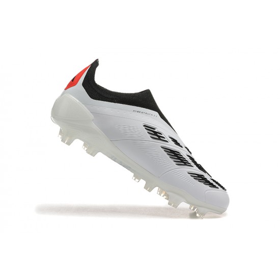 Adidas Predator Accuracy FG Black White Mens Soccer Cleats