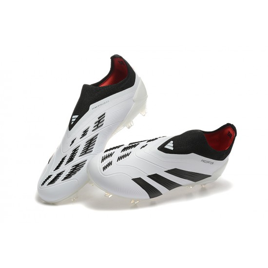 Adidas Predator Accuracy FG Black White Mens Soccer Cleats