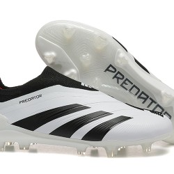 Adidas Predator Accuracy FG Black White Mens Soccer Cleats 