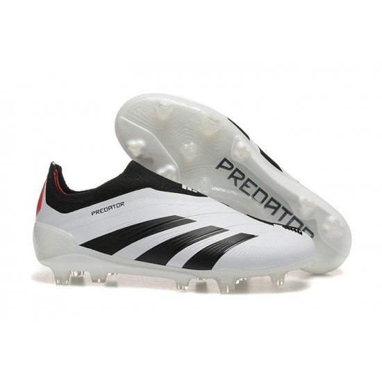 Adidas Predator Accuracy FG Black White Mens Soccer Cleats