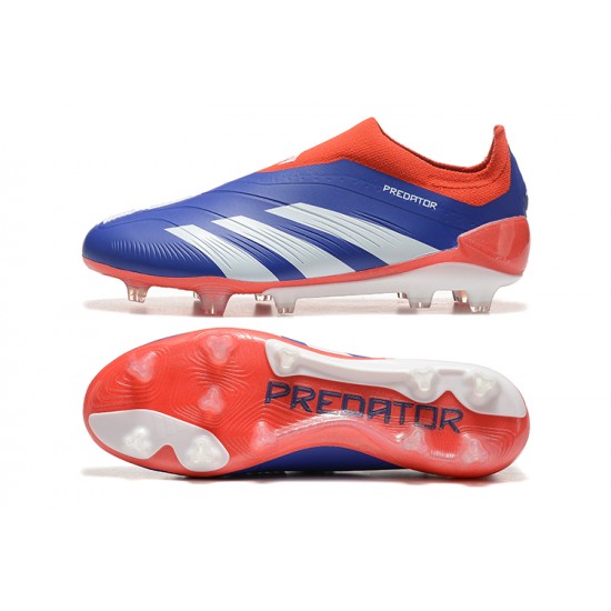 Adidas Predator Accuracy FG Blue Red Mens Soccer Cleats