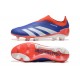 Adidas Predator Accuracy FG Blue Red Mens Soccer Cleats