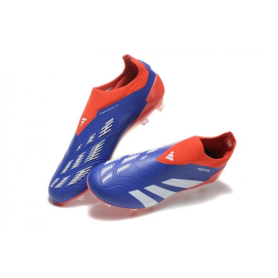 Adidas Predator Accuracy FG Blue Red Mens Soccer Cleats