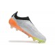 Adidas Predator Accuracy FG Grey Orange Soccer Cleats