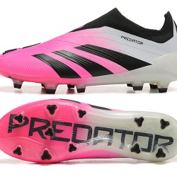 Adidas Predator Accuracy FG Pink Black Mens Soccer Cleats 