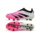 Adidas Predator Accuracy FG Pink Black Mens Soccer Cleats