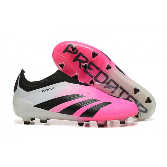 Adidas Predator Accuracy FG Pink Black Mens Soccer Cleats