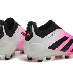 Adidas Predator Accuracy FG Pink Black Mens Soccer Cleats 