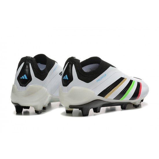 Adidas Predator Accuracy FG White Black Soccer Cleats