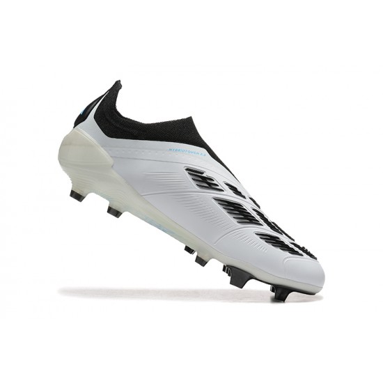 Adidas Predator Accuracy FG White Black Soccer Cleats