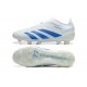 Adidas Predator Accuracy FG White and Blue Mens Soccer Cleats