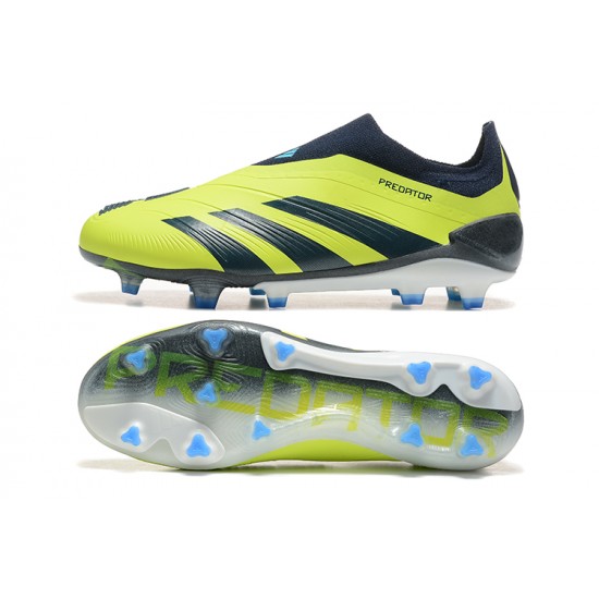 Adidas Predator Accuracy FG Yellow Black Mens Soccer Cleats