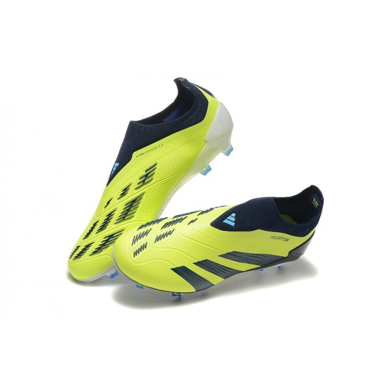 Adidas Predator Accuracy FG Yellow Black Mens Soccer Cleats