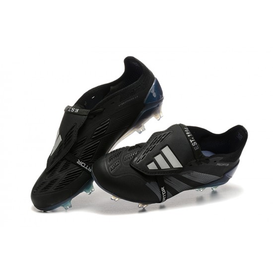 Adidas Predator Accuracy FG Black Blue Mens Soccer Cleats