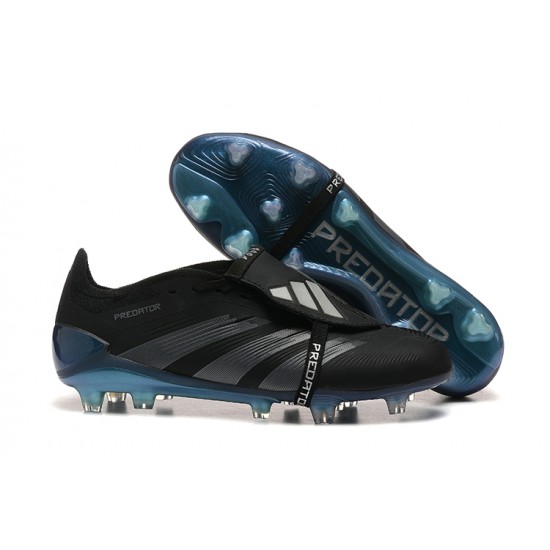 Adidas Predator Accuracy FG Black Blue Mens Soccer Cleats