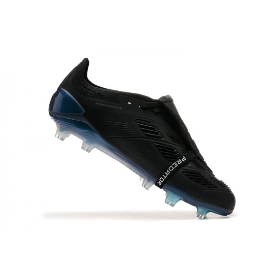 Adidas Predator Accuracy FG Black Blue Mens Soccer Cleats