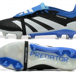 Adidas Predator Accuracy FG Black and Blue Soccer Cleats 