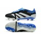 Adidas Predator Accuracy FG Black and Blue Soccer Cleats