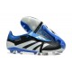 Adidas Predator Accuracy FG Black and Blue Soccer Cleats