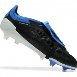 Adidas Predator Accuracy FG Black and Blue Soccer Cleats 