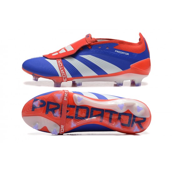 Adidas Predator Accuracy FG Blue Red Mens Soccer Cleats