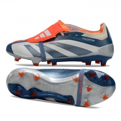 Adidas Predator Accuracy FG Grey Orange Mens Soccer Cleats 