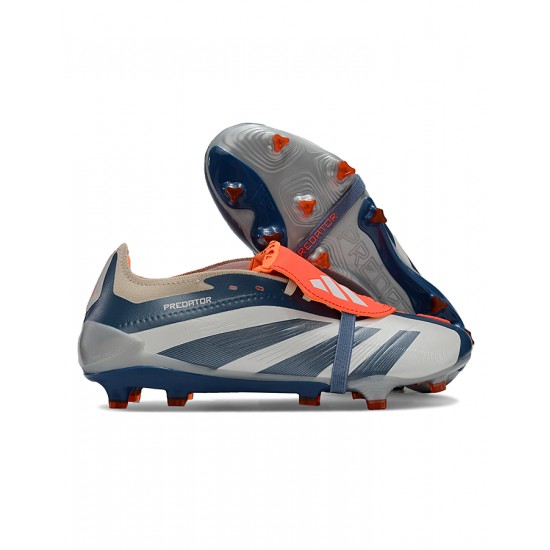 Adidas Predator Accuracy FG Grey Orange Mens Soccer Cleats