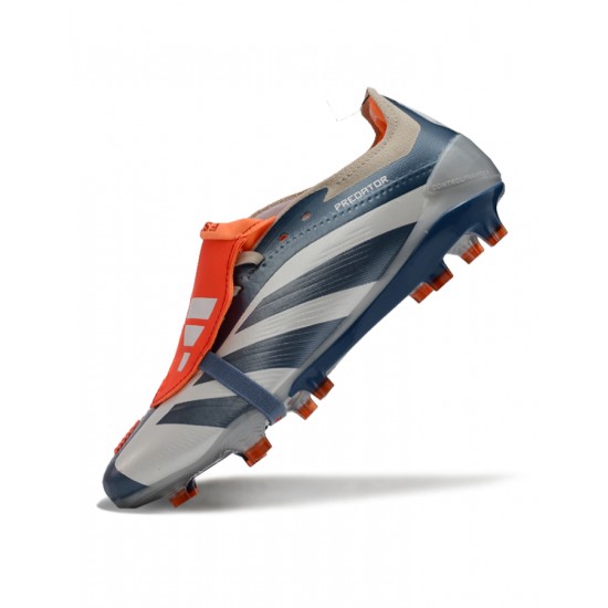 Adidas Predator Accuracy FG Grey Orange Mens Soccer Cleats