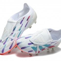 Adidas Predator Accuracy FG White Multi Mens Soccer Cleats 