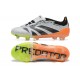 Adidas Predator Accuracy FG White and Orange Soccer Cleats