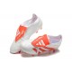 Adidas Predator Accuracy FG White and Red Soccer Cleats