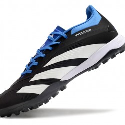 Adidas Predator 24 Elite TF Black and Blue Mens Soccer Cleats 