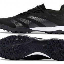 Adidas Predator 24 Elite TF Black and Grey Mens Soccer Cleats 