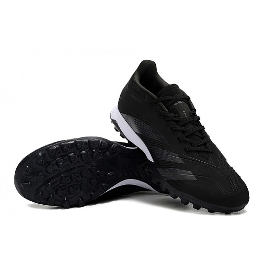 Adidas Predator 24 Elite TF Black and Grey Mens Soccer Cleats