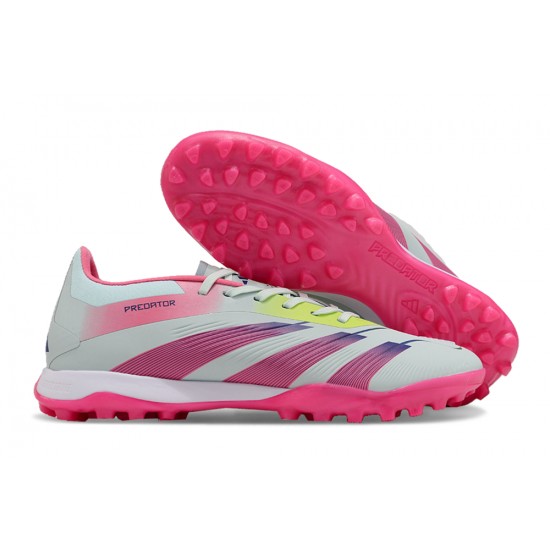 Adidas Predator 24 Elite TF Pink White Soccer Cleats 