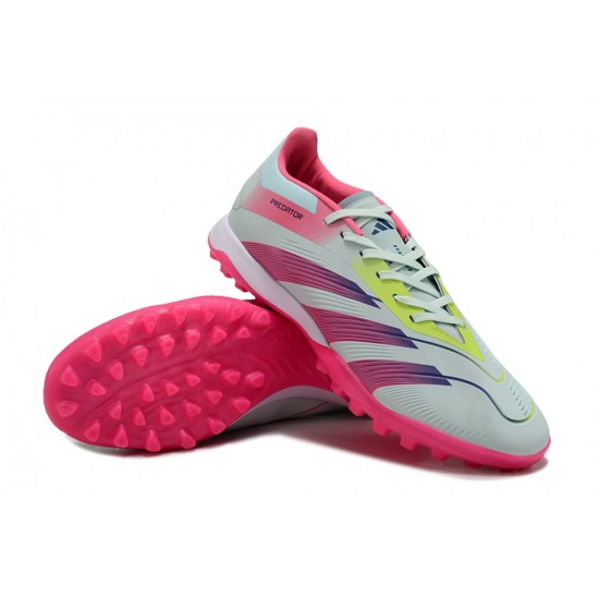 Adidas Predator 24 Elite TF Pink White Soccer Cleats 