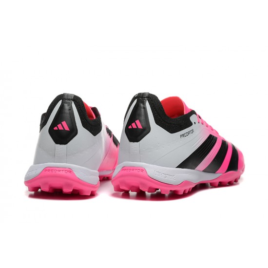 Adidas Predator 24 Elite TF Pink and Black Mens Soccer Cleats 