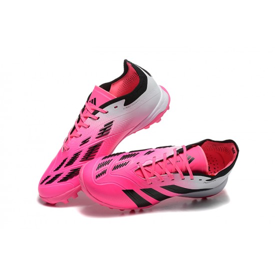 Adidas Predator 24 Elite TF Pink and Black Mens Soccer Cleats