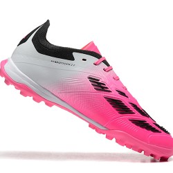 Adidas Predator 24 Elite TF Pink and Black Mens Soccer Cleats 