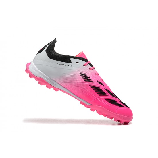 Adidas Predator 24 Elite TF Pink and Black Mens Soccer Cleats