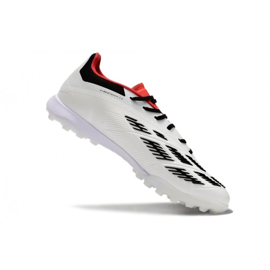 Adidas Predator 24 Elite TF White and Black Mens Soccer Cleats