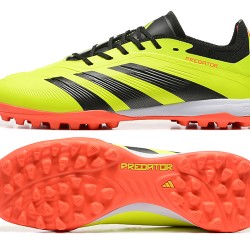 Adidas Predator 24 Elite TF Yellow and Black Soccer Cleats 