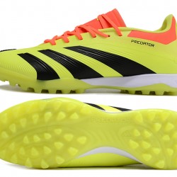 Adidas Predator 24 Elite TF Yellow and Black Mens Soccer Cleats 