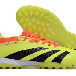 Adidas Predator 24 Elite TF Yellow and Black Mens Soccer Cleats 