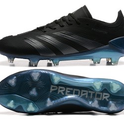 Adidas Predator Accuracy FG Black Blue Mens Soccer Cleats 