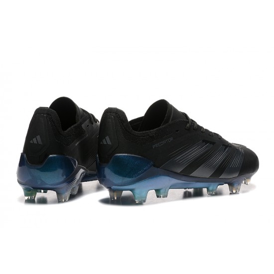 Adidas Predator Accuracy FG Black Blue Mens Soccer Cleats