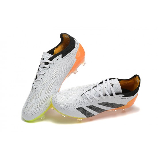 Adidas Predator Accuracy FG Black Orange Mens Soccer Cleats