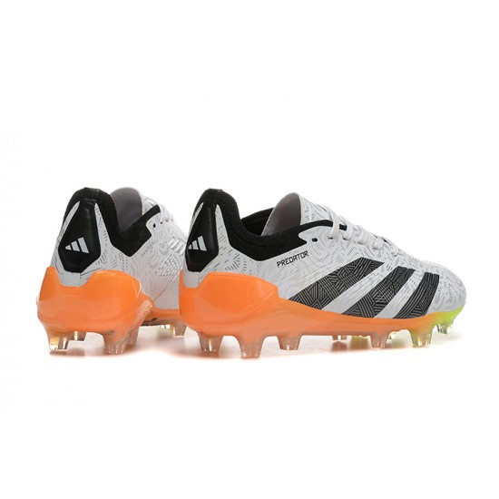 Adidas Predator Accuracy FG Black Orange Mens Soccer Cleats