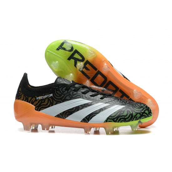 Adidas Predator Accuracy FG Black White Mens Soccer Cleats